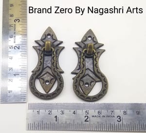 Brand Zero  Antique Gold Color Handle design - Pack of 2 pcs