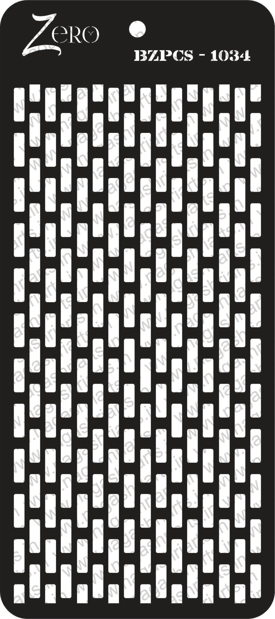Brand Zero Pratibimb Craft Stencil - Select Your Preferred Size - Code: BZPCS-1034