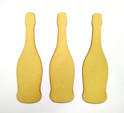 MDF Wine Bottle Magnet Base / Key Holder / Platter - 3 pcs