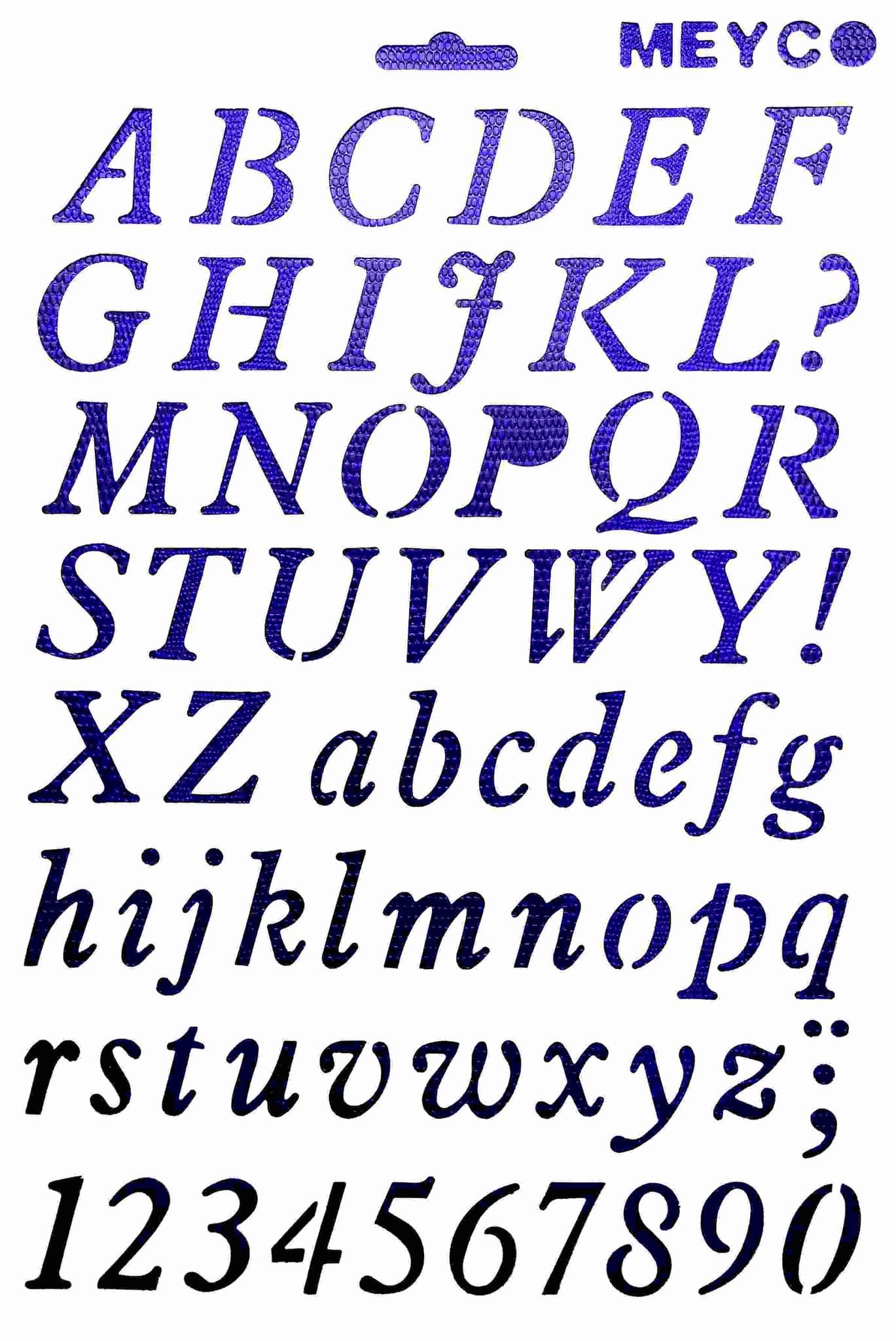 Imported A4 Size Stencils - 04