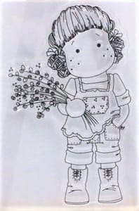 Clear Stamps Imported - Lovely Girls Design 12 - 9cm*6cm