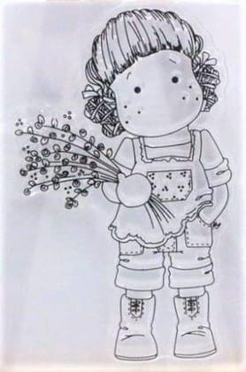 Clear Stamps Imported - Lovely Girls Design 12 - 9cm*6cm