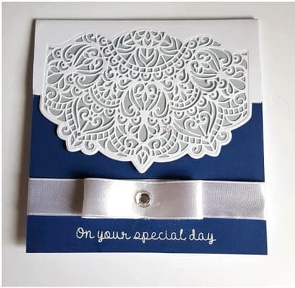 Brand Zero Die - Envelope Decorator Lace Frame Metal Cutting Die 14.0 x 10.2 CM Brand Zero Die - Envelope Decorator Lace Frame Metal Cutting Die 14.0 x 10.2 CM