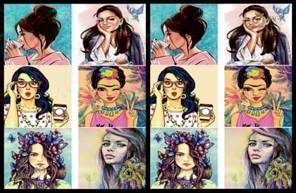 Brand Zero Luxury Speciality Decoupage Paper- Modern Women 3