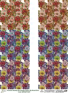 Brand Zero Premium Quality Decoupage Paper Pack of Two - Design Code: BZPQDP10307
