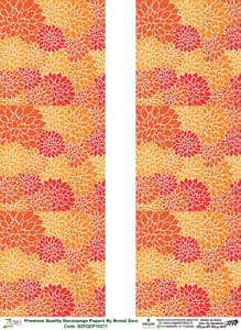 Brand Zero Premium Quality Decoupage Paper Pack of Two - Design Code: BZPQDP10271