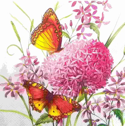 Decoupage Napkin / Tissue papers - 33cm by 33cm - GT1818