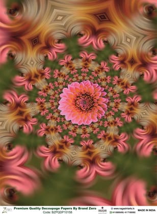 Brand Zero Premium Quality Decoupage Paper Pack of Two - Design Code: BZPQDP10158