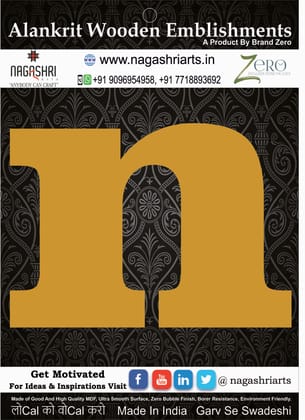 Brand Zero Alphabets, Numbers, Monograms - Lower Case N - CLBBT Font - Select Your Preference Brand Zero Alphabets, Numbers, Monograms - Lower Case N - CLBBT Font - Select Your Preference