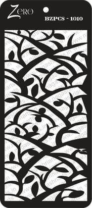 Brand Zero Pratibimb Craft Stencil - Code: BZPCS-1010
