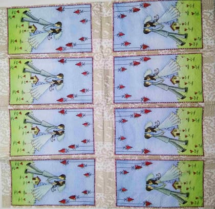 Decoupage Napkin / Tissue papers - 20cm*20cm - GT3154