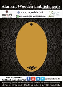Brand Zero MDF Chopping Board Design 133 - Select Your Preference Of Size & Thickness