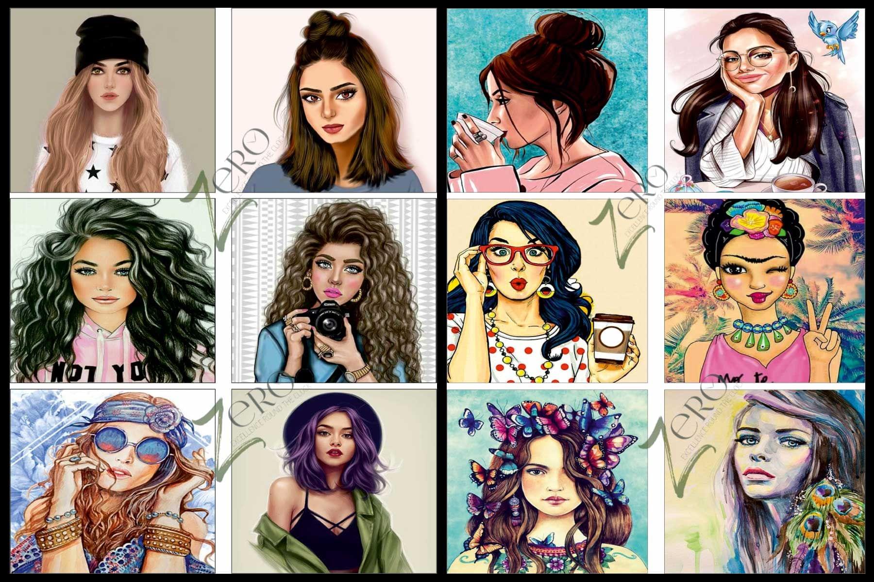 Brand Zero Luxury Speciality Decoupage Paper - Modern Women