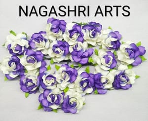 Brand Zero Mullburry flowers - Dark Voilet Colour -  Pack of 5 pcs