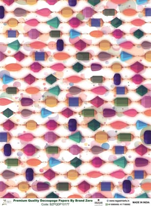 Brand Zero Premium Quality Decoupage Paper Pack of Two - Design Code: BZPQDP10177