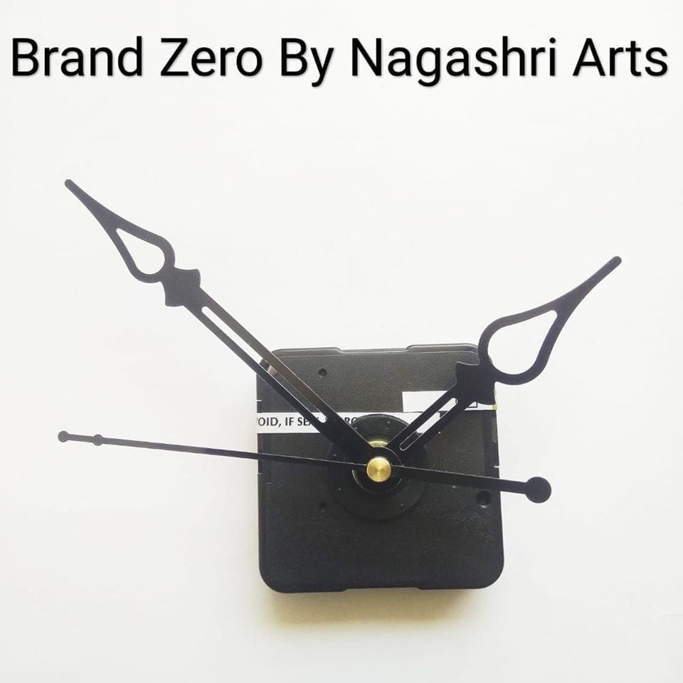 Wall Clock Movements (Machine with the Black Hands) - Design 4