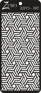 Brand Zero Pratibimb Craft Stencil - Code: BZPCS-1082 - Select Your Preferred Size