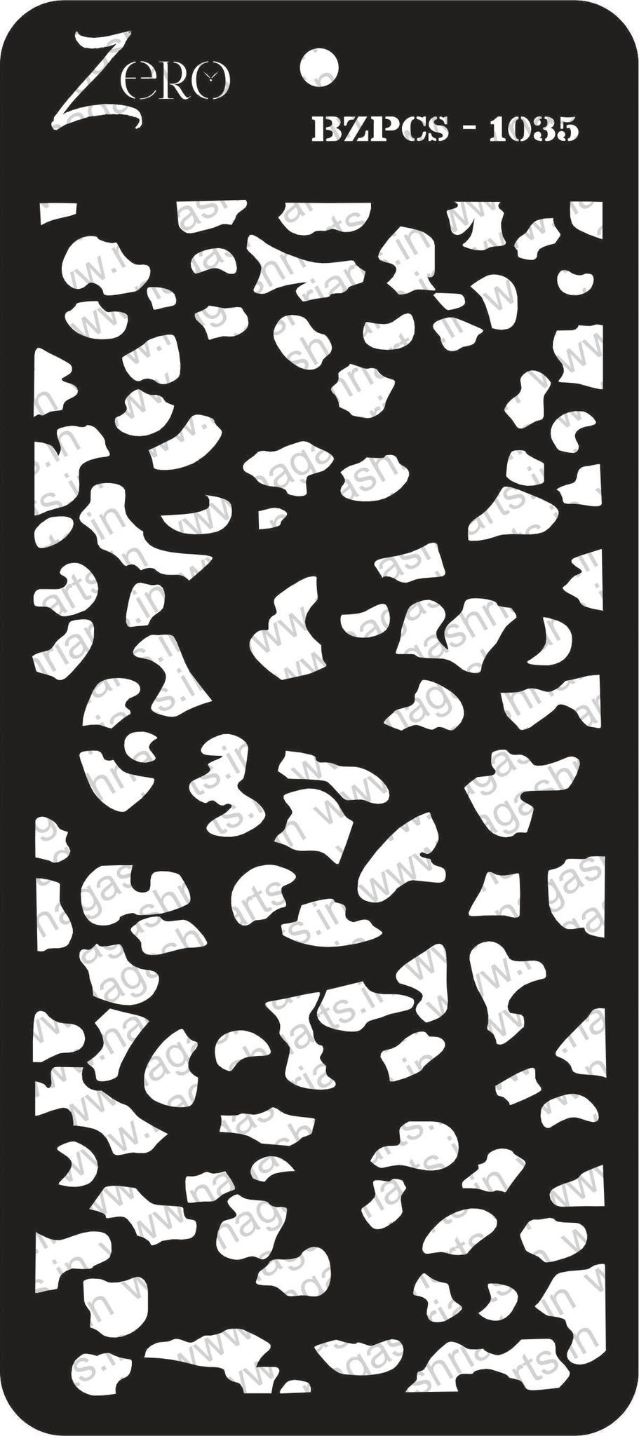 Brand Zero Pratibimb Craft Stencil - Select Your Preferred Size - Code: BZPCS-1035