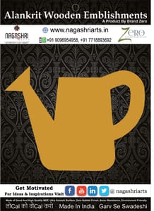 Brand Zero MDF Emblishment Watering Can Design 5 - Select Your Preference Of Size & Thickness