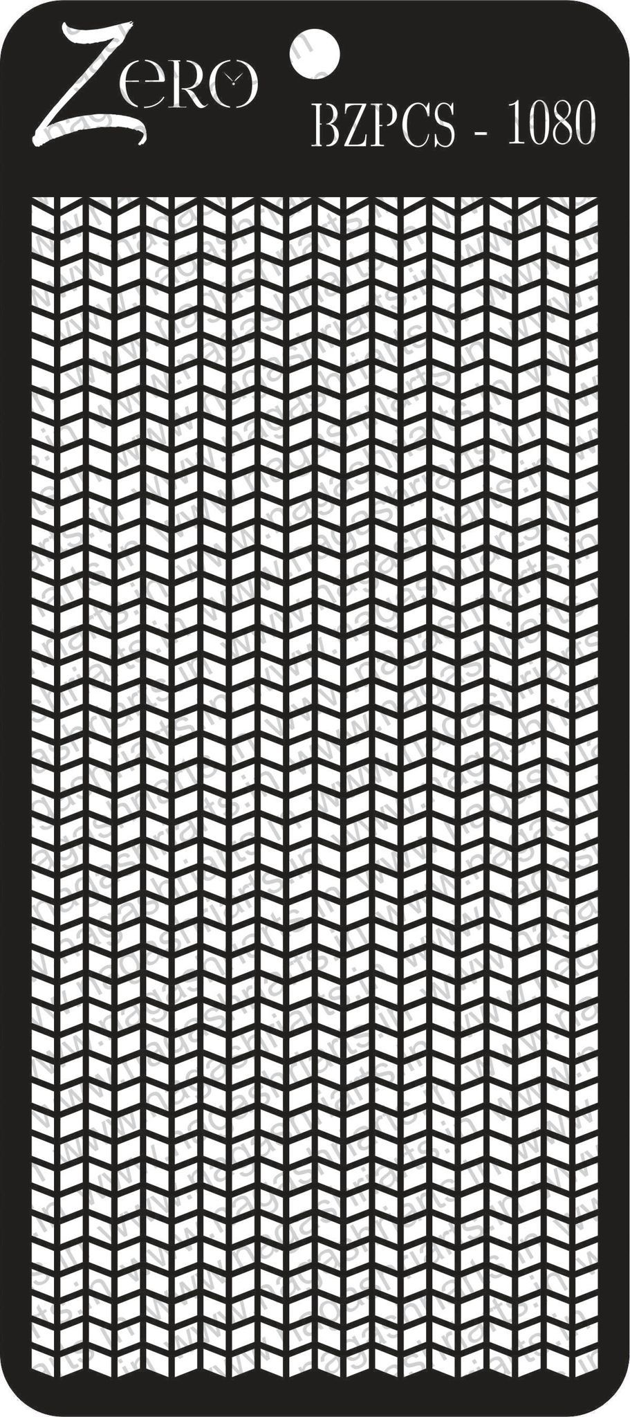 Brand Zero Pratibimb Craft Stencil - Code: BZPCS-1080 - Select Your Preferred Size