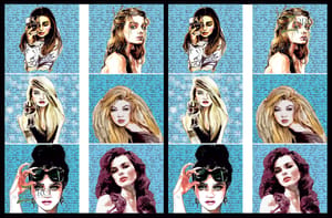 Brand Zero Luxury Speciality Decoupage Paper- Modern Women 1