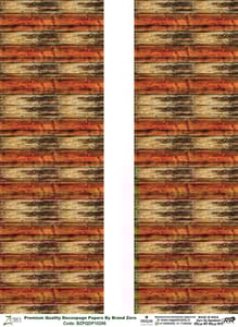 Brand Zero Premium Quality Decoupage Paper Pack of Two - Design Code: BZPQDP10296