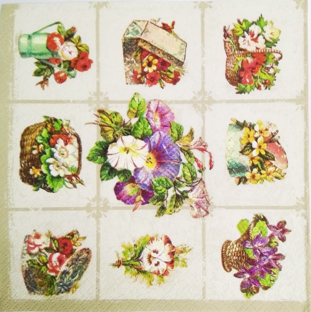 Decoupage Napkin / Tissue papers - 33cm by 33cm - GT1001