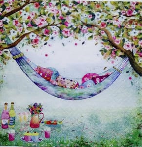 Decoupage Napkin / Tissue papers - 33cm by 33cm - Vaccation