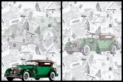 Brand Zero Luxury Speciality Decoupage Paper - Vintage Classic Green