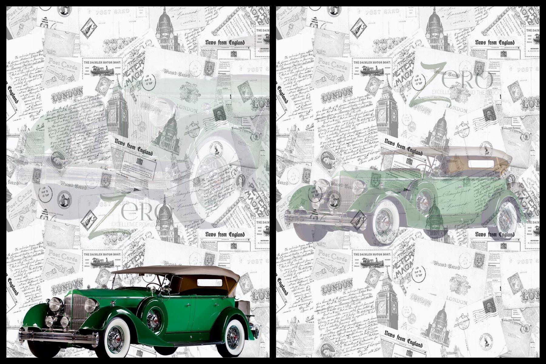 Brand Zero Luxury Speciality Decoupage Paper - Vintage Classic Green
