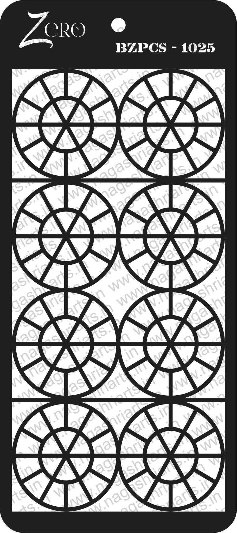 Brand Zero Pratibimb Craft Stencil - Select Your Preferred Size - Code: BZPCS-1025