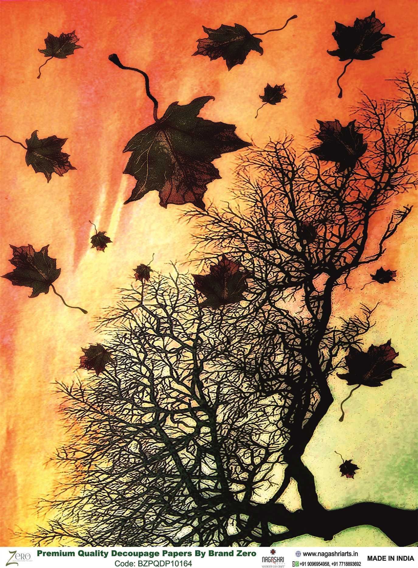 Brand Zero Premium Quality Decoupage Paper Pack of Two - Design Code: BZPQDP10164