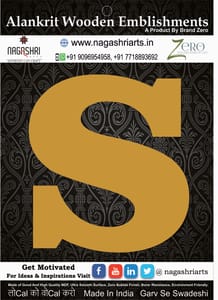 Brand Zero Alphabets, Numbers, Monograms - Upper Case S - CLBBT Font - Select Your Preference