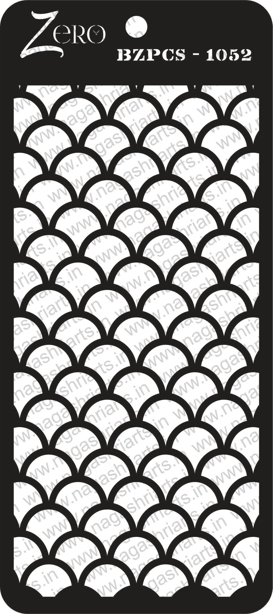 Brand Zero Pratibimb Craft Stencil - Code: BZPCS-1052 - Select Your Preferred Size