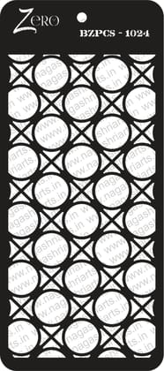 Brand Zero Pratibimb Craft Stencil - Select Your Preferred Size - Code: BZPCS-1024