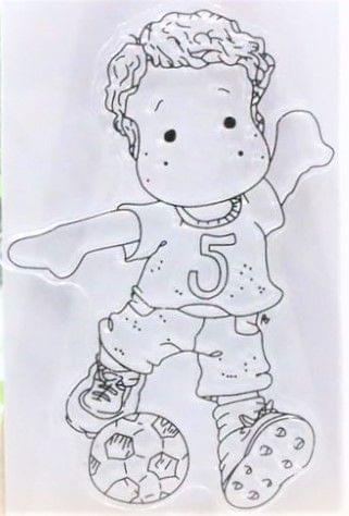 Clear Stamps Imported - Football Champ 9cm*6cm