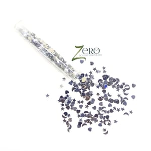 Brand Zero - Metallic Glitters - Silver Color Single Tube Brand Zero - Metallic Glitters - Silver Color Single Tube