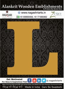 Brand Zero Alphabets, Numbers, Monograms - Upper Case L - CLBBT Font - Select Your Preference