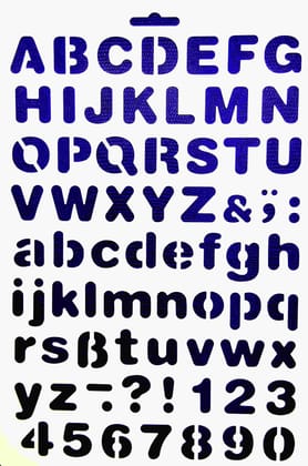 Imported A4 Size Stencils - 14