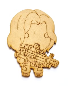 Brand Zero Pre Marked MDF Base - Design 3162 - Select Your Preference Of Size & Thickness