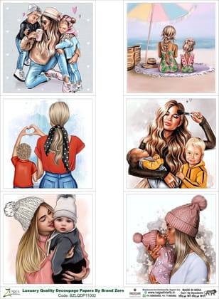 Brand Zero Luxury Speciality Decoupage Paper - BZLQDP11002
