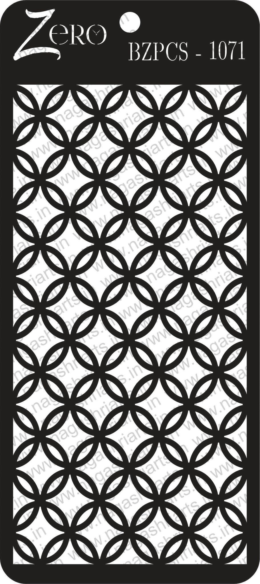Brand Zero Pratibimb Craft Stencil - Code: BZPCS-1071 - Select Your Preferred Size