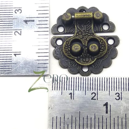 Brand Zero Vintage Metal Charms - Lock Design 4 - Pack of 2 Pcs - 30mm*30mm*6mm