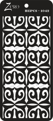 Brand Zero Pratibimb Craft Stencil - Select Your Preferred Size - Code: BZPCS-1042