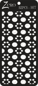 Brand Zero Pratibimb Craft Stencil - Code: BZPCS-1077 - Select Your Preferred Size