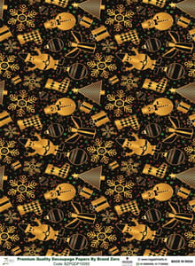 Brand Zero Premium Quality Decoupage Paper Pack of Two - Design Code: BZPQDP10055