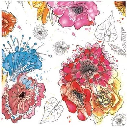 Decoupage Napkin / Tissue papers - 33cm by 33cm - GT2967