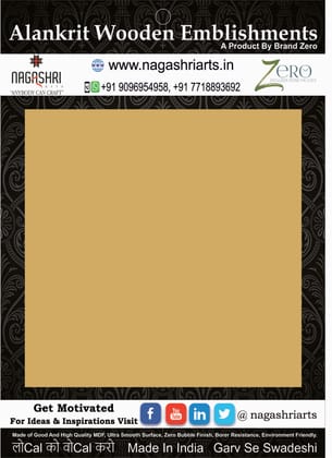 Brand Zero MDF Square Plaques Straight Corner - Select Your Preference Of Size & Thickness Brand Zero MDF Square Plaques Straight Corner - Select Your Preference Of Size & Thickness
