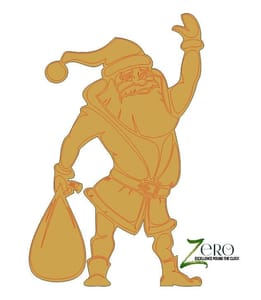 Brand Zero Pre Marked MDF Base - Santa Claus Design 6 - Select Your Preference Of Size & Thickness