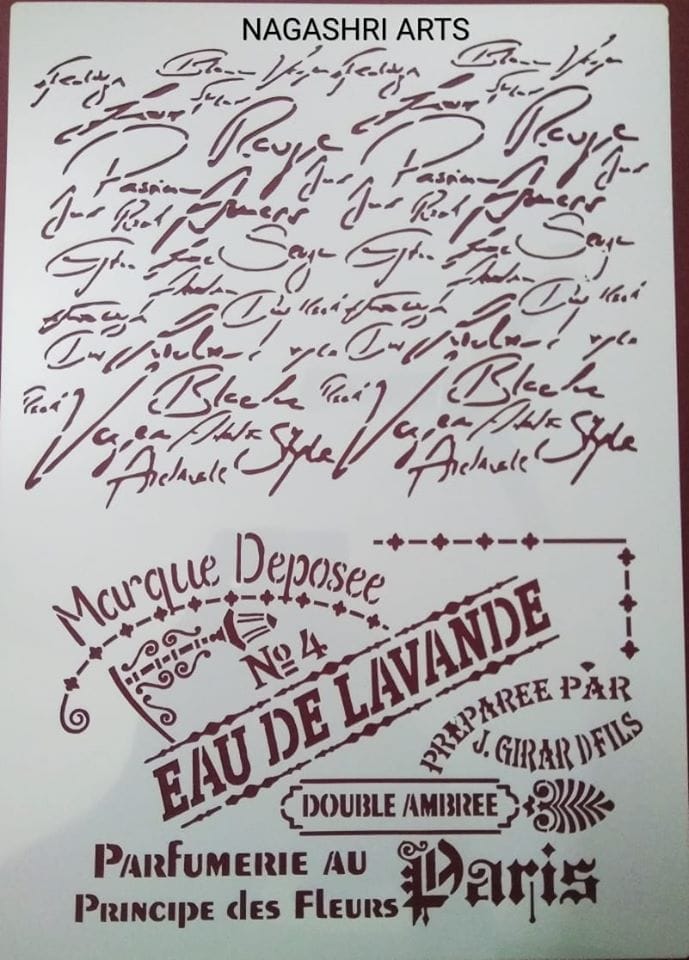 Imported A4 Size Stencils - 22